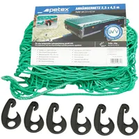 PETEX Anhängernetz 4,5 m x 2,5 m mit Gummispannband