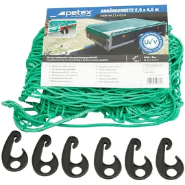 PETEX Anhängernetz 4,5 m x 2,5 m mit Gummispannband