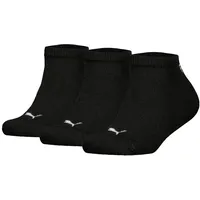 Puma Kinder Sneakersocken, 3er Pack Bequem sitzend-Plain Sneaker 3P,