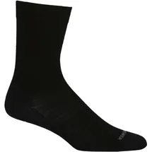 Icebreaker Lifestyle Fine Gauge Crew Socken Schwarz L/XL