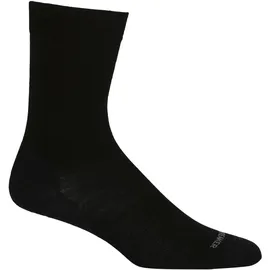Icebreaker Lifestyle Fine Gauge Crew Socken Schwarz L/XL
