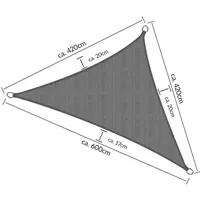 Sol Royal Sonnensegel Anthrazit HDPE