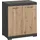 FMD Kommode FMD "Bristol", braun (matera, artisan), B:80cm H:89,9cm T:49,9cm, Holzwerkstoff, Sideboards, Kommode, In unterschiedlichen Tiefen, mit verstellbaren Böden