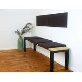 lycce Klemmkissen 33 x 33 cm Braun