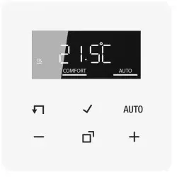 Jung CD1790DWW LB-Management Raumthermostat-Display, Serie CD, alpinweiß