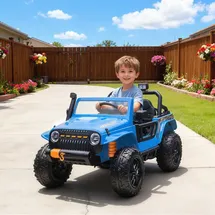 aiyaplay Elektroauto 12V Kinderauto Blau
