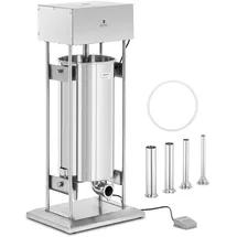 Royal Catering Wurstfüller 30 l elektrisch inkl. 4 Füllrohre - Elektrische Wurstfüller