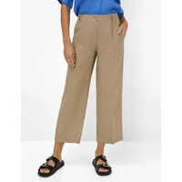 Brax Damen Culotte Style MAINE S ALMOND, Beige, Gr.