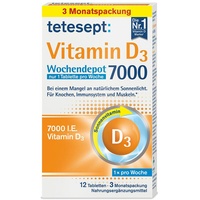 Merz Vitamin D3 Wochendepot 7000 Tabletten 12 St.