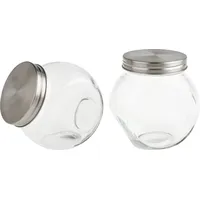 VBS 2er-Pack Vorratsglas BONBON 650 ml 8,5x12,5cm 650 ml