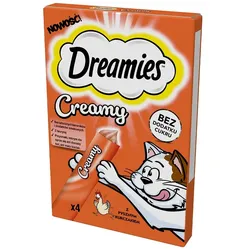 DREAMIES Leckeres Huhn Katzenleckerli 4x10g