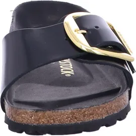 Birkenstock Madrid Big Buckle Naturleder Lack High Shine Black 39