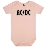 Metal Kids AC/DC (Logo) - Baby Body, Hellrosa, Größe 68/74