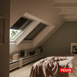 VELUX Markise Verdunkelung SSS UK08 0000S Aluminium Dunkelgrau