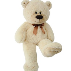 Sweety-Toys Kuscheltier »Sweety Toys 4638 Teddybär 80 cm beige - kuscheliger Teddy mit Schleife« beige