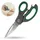 Fackelmann Chefkoch trifft Fackelmann Küchenschere – Robuste Multifunktionsschere für Küche und Haushalt, ergonomischer Griff mit Soft-Grip Einsätzen, vielseitig einsetzbar