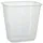 Papstar Starpak Verpackungsbecher, PP eckig 250 ml 4,9 cm x 8,1 cm x 10,8 cm transparent