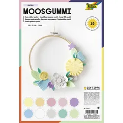 folia Moosgummi mehrfarbig