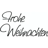 Heyda Stempel Frohe Weihnachten 7 x 3,8 cm Holz