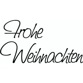 Heyda Stempel Frohe Weihnachten 7 x 3,8 cm Holz