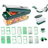 Genius Gemüseschneider Nicer Dicer Exclusive 35 Teile, Würfelschneider + Tomatenschneider in einem Set