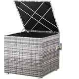 Polyrattan Auflagenbox Grau 75x75x70cm