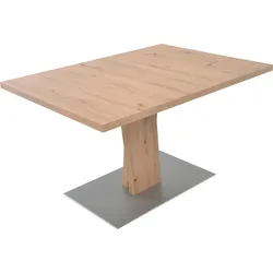 K+W Komfort & Wohnen Esstisch »Giacomo II«, Artisan Eiche Nachbildung, mit Schiebe-Ansteckplatte, Bodenplatte MDF K+W Komfort & Wohnen Artisan Eiche + Artisan Eiche + Artisan Eiche