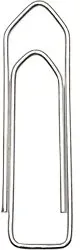 Viking Büroklammern Roof 2,5 cm Silber 100 Stück