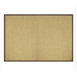 Karat Sisal-Teppich Amazonas   Natur   Bordüre: Sahara / Cappuchino