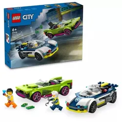 LEGO® City: Polizeiauto-Verfolgungsjagd mit starkem Fahrzeug 60415