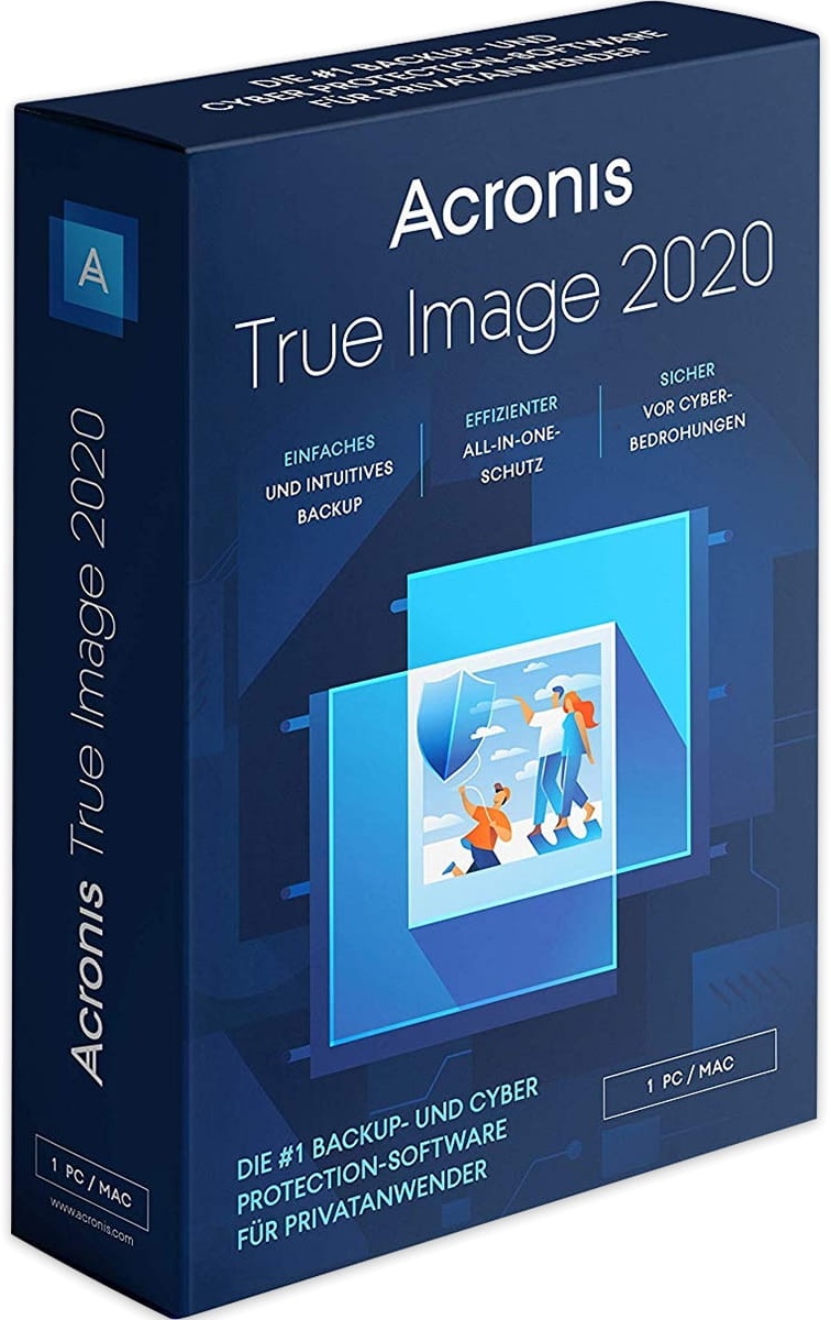 Acronis True Image 2020 Standard, PC/MAC, permanente licentie, download