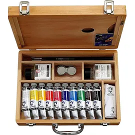 Van Gogh ROYAL TALENS Van Gogh Holzkoffer-Set Ölfarben Basic