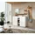 Stella Trading Garderobenpaneel Bari 40 x 158 x 30 cm Eiche