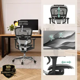 HJH Office Ergohuman Ultra Gen2 Netz Schwarz