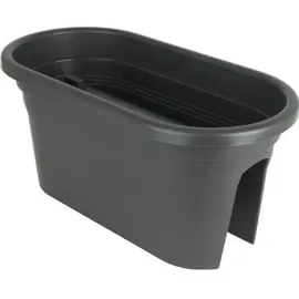Artevasi Artevasi© Venezia Jardiniere Geländerkasten Anthrazit 60 Cm - Kunststoff