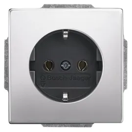 Busch-Jaeger Steckdoseneinsatz 20 EUC-866 Edelstahl 1 St.