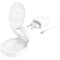 Belkin Boost Charge verstellbare mag.2-in-1 Ld.Qi2 ws. WIZ035kqWH