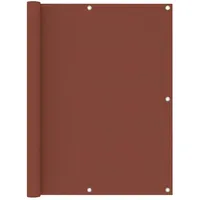 vidaXL Balkon-Sichtschutz Terracotta-Rot 120x600 cm Oxford-Gewebe