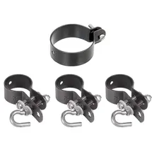 GAH Alberts Alberts Zaunanschluss-Set Wellengittertore,1-seitig,anthr.-met.,m.Bodenh.f⌀60/750-1750mm 634438