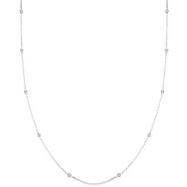 Elli Halskette Solitär Kristallen 925 Silber Weiß 45