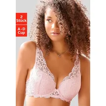 PETITE FLEUR Push-up-BH Damen rosenholz+rosé Gr.90C