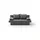 SUN GARDEN Schlafcouch Stoff 3-Sitzer Grau