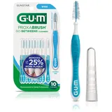GUM Proxabrush Go-Betweens Interdentalbürsten, breit, zur Entfernung von Plaques, 10 Stück