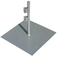 PEDDY SHIELD Paravent Fußplatte 35 x 35 cm Metall