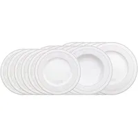 Villeroy & Boch Gray Pearl Kombiservice 18-tlg. weiß