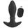 ANOS Analplug „Moving Rings" mit Vibration, schwarz