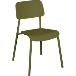 Fermob STUDIE Stuhl aus gebogenem Aluminiumblech Aluminiumgestell - Pesto - 51