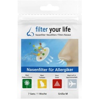 Energy Oatsnack Filter Your Life Nasenfilter für Allergiker Größe M