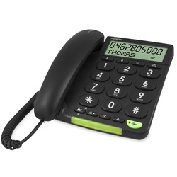 doro PHONEEASY 312CS Schnurgebundenes Telefon schwarz