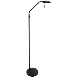 Steinhauer LED-Stehlampe ZENITH Alu, Eisen, Stahl & Metall Schwarz